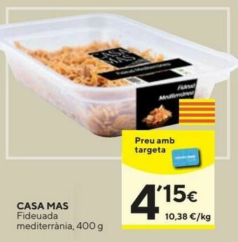 Caprabo Fideuá casa mas oferta