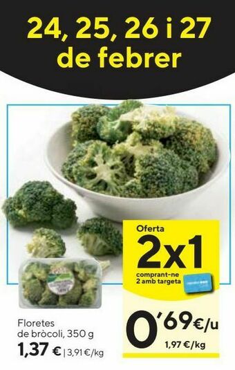 Caprabo Brócoli oferta