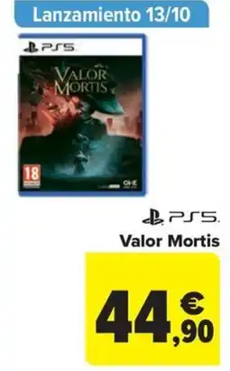 Carrefour PS5 Valor Mortis oferta