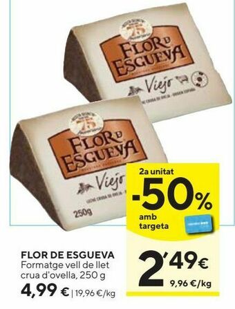 Caprabo Queso viejo flor de esgueva oferta