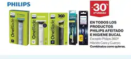 El Corte Inglés Philips afeitado e higiene bucal oferta