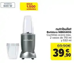 Carrefour nutribullet batidora nb604dg oferta
