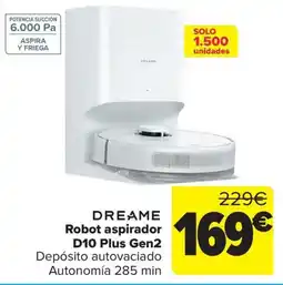 Carrefour Dreame robot aspirador D10 Plus Gen2 oferta