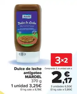 Carrefour Márdel dulce de leche antigoteo oferta