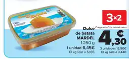 Carrefour Márdel dulce de batata oferta