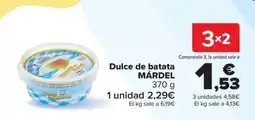 Carrefour Márdel dulce de batata oferta