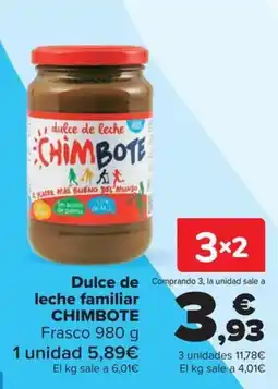 Carrefour Chimbote dulce de leche familiar oferta