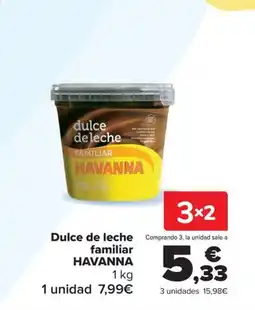 Carrefour Havanna dulce de leche familiar oferta