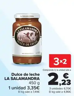 Carrefour La salamandra dulce de leche oferta