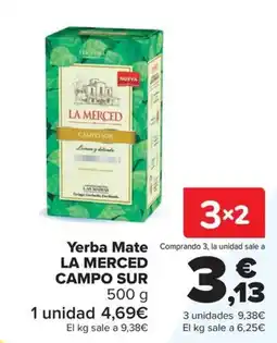 Carrefour La merced yerbamate campo sur oferta