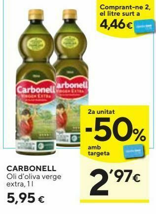 Caprabo Aceite de oliva virgen extra carbonell oferta