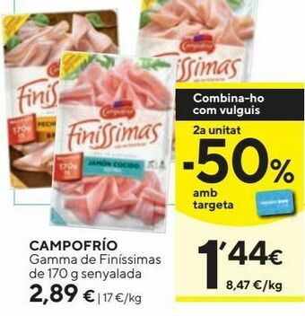 Caprabo Embutidos campofrío oferta