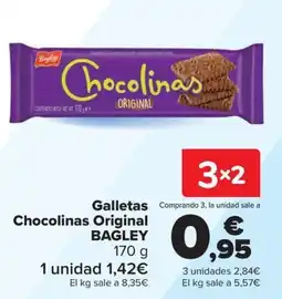 Carrefour Bagley Chocolinas Original oferta