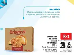 Carrefour Brianzzi empanada de carne suave oferta