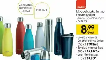 Eroski Termo líquidos inox oferta