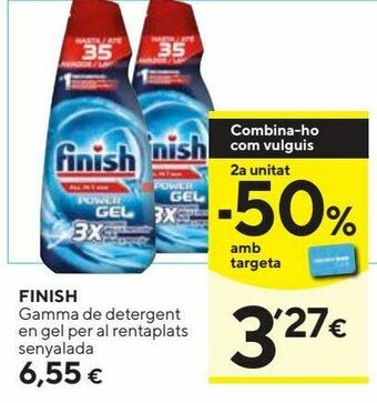 Caprabo Lavavajillas finish oferta