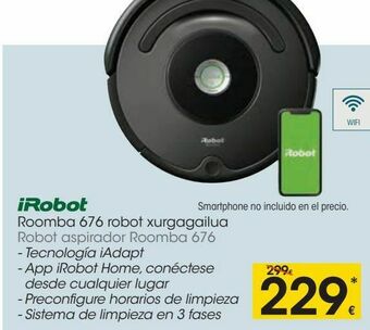 Eroski Irobot robot aspirador roomba 676 oferta