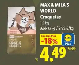 Lidl Max & Mila's World Croquetas oferta