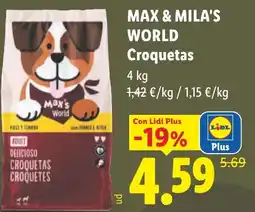 Lidl Max & Mila's World Croquetas oferta