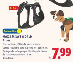 Lidl Max & Mila's World Arnés oferta