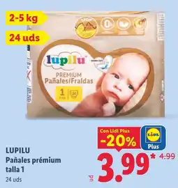Lidl Lupilu pañales prémium oferta