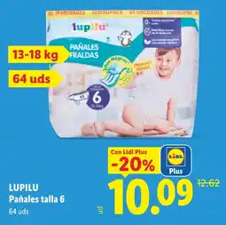 Lidl Lupilu pañales talla 6 oferta