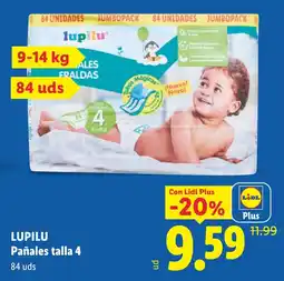 Lidl Lupilu pañales talla 4 oferta