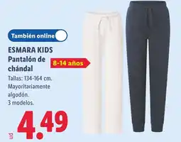 Lidl Esmara Kids Pantalón de chándal oferta