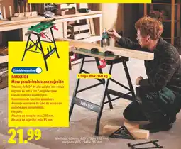 Lidl Parkside mesa para bricolaje con sujeción oferta