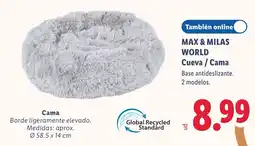 Lidl Max & Milas World Cueva / Cama oferta