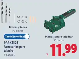 Lidl Parkside accesorios para taladro oferta
