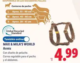 Lidl Max & Mila's World Arnés oferta