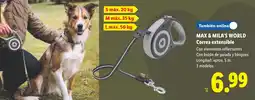 Lidl Max & Mila's World correa extensible oferta