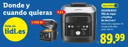 Lidl Silvercrest olla de vapor y freidora de aire 2 en 1 oferta