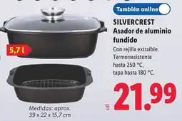 Lidl Silvercrest asador de aluminio fundido oferta