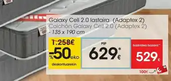 Eroski Colchón galaxy cell 2.0 oferta