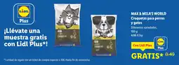 Lidl Max & Mila's World croquetas para perros y gatos oferta