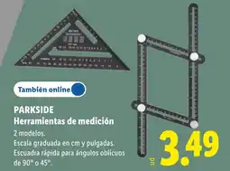 Lidl Parkside herramientas de medición oferta
