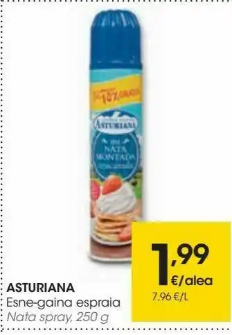 Eroski Nata spray, 250 g oferta