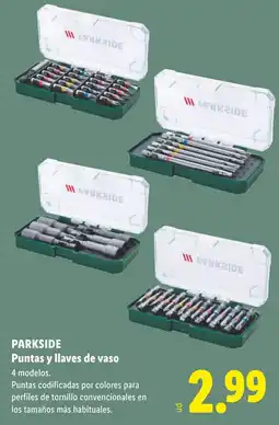 Lidl Parkside puntas y llaves de vaso oferta