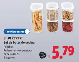 Lidl Silvercrest set de botes de cocina oferta