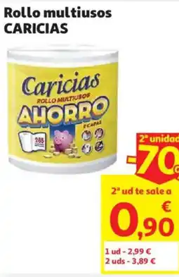 Alcampo Caricias rollo multiusos oferta