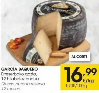 Eroski García baquero queso curado reserva 12 meses oferta