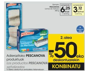 Eroski Pescanova lomos de merluza oferta