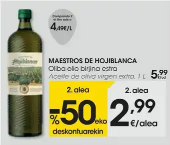 Eroski Maestro de hojiblanca aceite de oliva virgen extra oferta