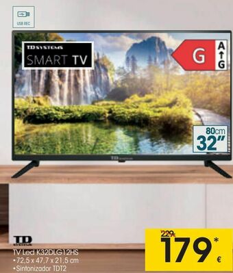 Eroski Td systems tv led k32dlg12hs oferta