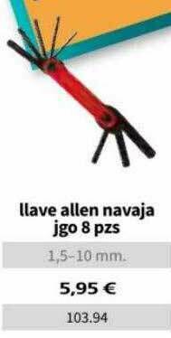 Coferdroza Llave Allen Navaja oferta