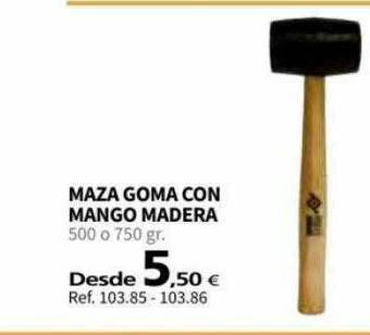 Coferdroza Maza Goma Con Mango Madera oferta