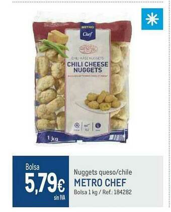 Makro Nuggets Queso Chile Metro Chef oferta