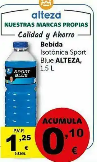 Masymas Bebida Isotonica Sport Blue Alteza oferta